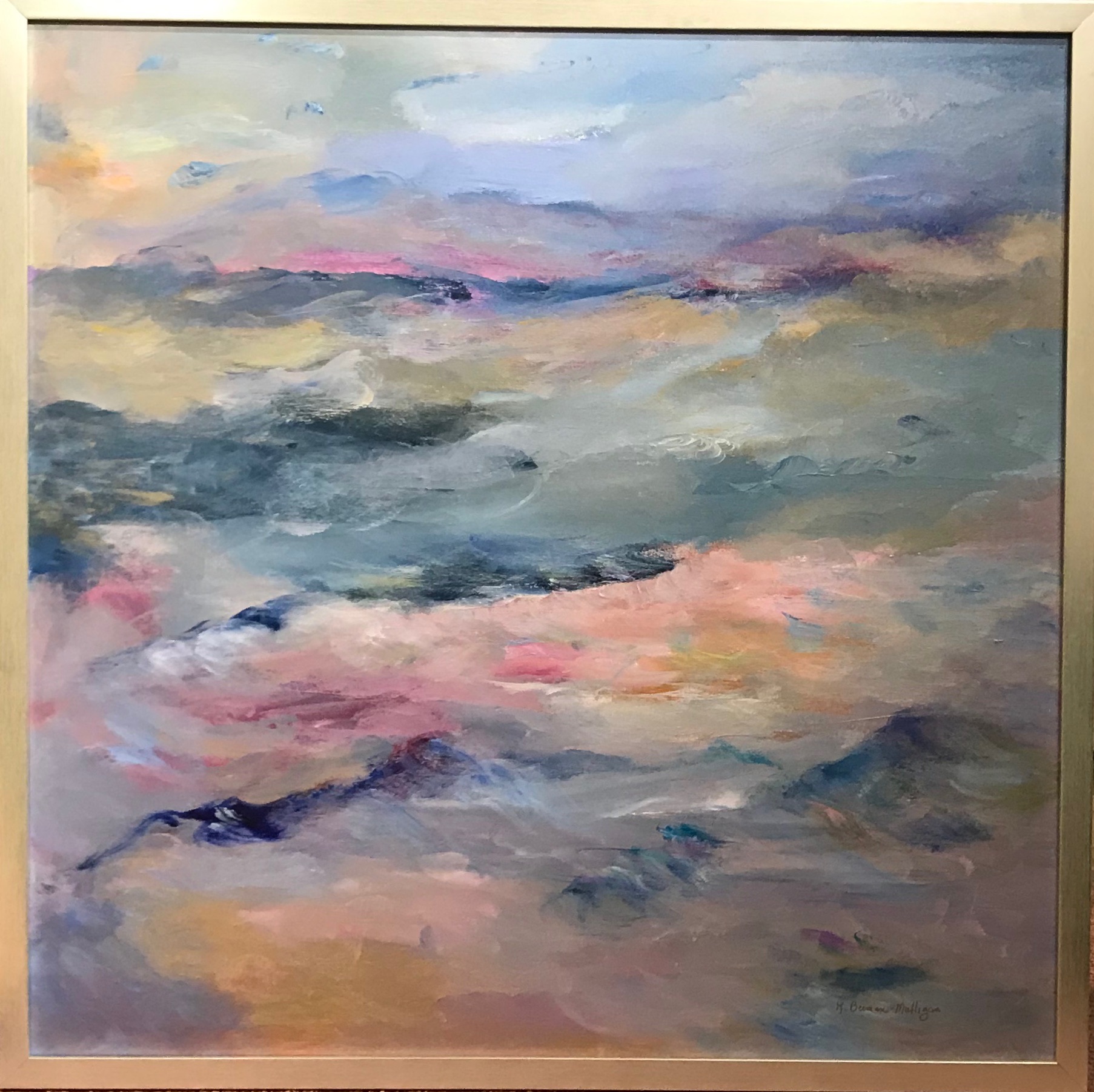 acrylic painting on canvas